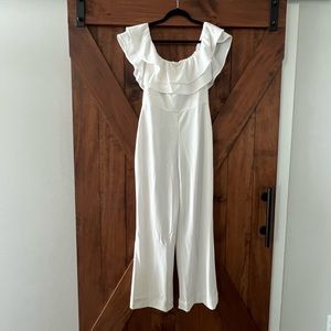 Catherine Malandrino White Jumpsuit - Size 4